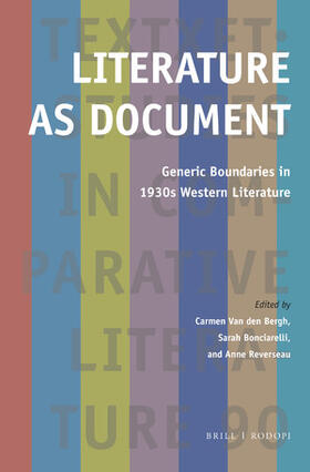  Literature as Document | Buch |  Sack Fachmedien