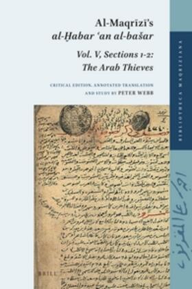 Webb |  Al-Maqr&#299;z&#299;'s Al-&#7722;abar &#703;an Al-Basar | Buch |  Sack Fachmedien