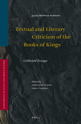 Trebolle Barrera / Piquer Otero / Torijano Morales |  Textual and Literary Criticism of the Books of Kings | Buch |  Sack Fachmedien