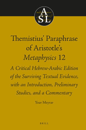 Meyrav |  Themistius' Paraphrase of Aristotle's Metaphysics 12 | Buch |  Sack Fachmedien