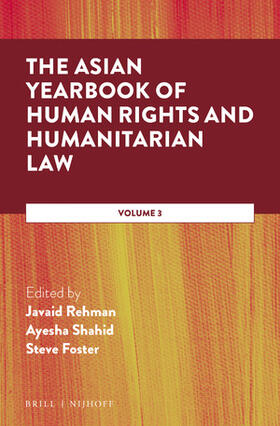  The Asian Yearbook of Human Rights and Humanitarian Law | Buch |  Sack Fachmedien