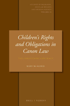 McAleese |  Children's Rights and Obligations in Canon Law | Buch |  Sack Fachmedien