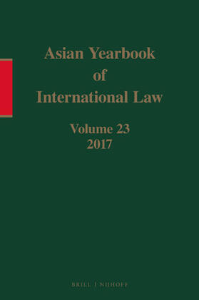 Lee |  Asian Yearbook of International Law, Volume 23 (2017) | Buch |  Sack Fachmedien