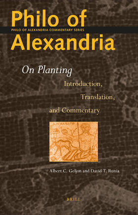 Geljon / Runia |  Philo of Alexandria on Planting | Buch |  Sack Fachmedien