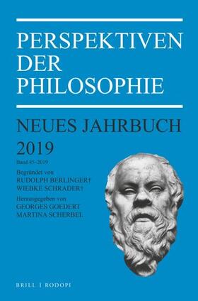  Perspektiven Der Philosophie [Print & Ebook]: Neues Jahrbuch. Band 45 - 2019 | Buch |  Sack Fachmedien