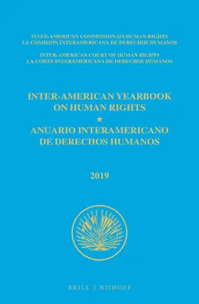  Inter-American Yearbook on Human Rights / Anuario Interamericano de Derechos Humanos, Volume 35 (2019) (2 Volume Set) | Buch |  Sack Fachmedien