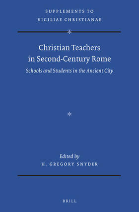  Christian Teachers in Second-Century Rome | Buch |  Sack Fachmedien