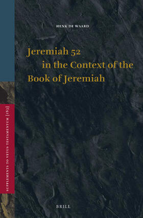 de Waard |  Jeremiah 52 in the Context of the Book of Jeremiah | Buch |  Sack Fachmedien