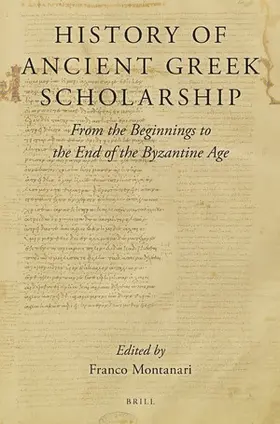  History of Ancient Greek Scholarship | Buch |  Sack Fachmedien