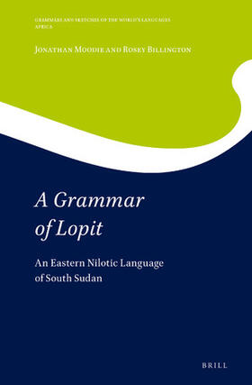 Moodie / Billington |  A Grammar of Lopit | Buch |  Sack Fachmedien