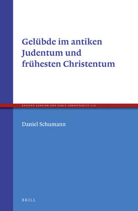 Schumann |  Gelübde Im Antiken Judentum Und Frühesten Christentum | Buch |  Sack Fachmedien