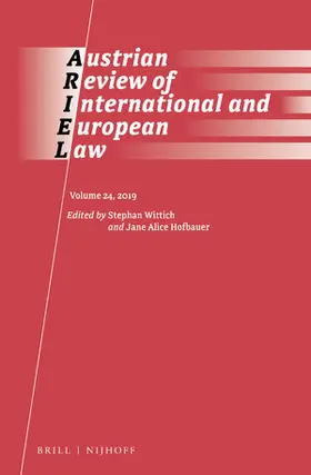 Wittich / Hofbauer |  The Austrian Review of International and European Law (2019) | Buch |  Sack Fachmedien