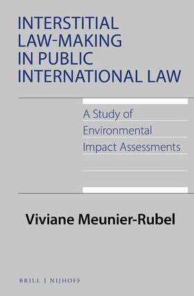 Meunier-Rubel |  Interstitial Law-Making in Public International Law: A Study of Environmental Impact Assessments | Buch |  Sack Fachmedien