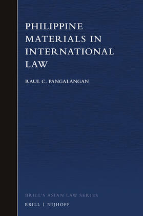 Pangalangan | Philippine Materials in International Law | Buch | 978-90-04-46971-6 | sack.de