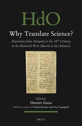 Gutas |  Why Translate Science? | Buch |  Sack Fachmedien
