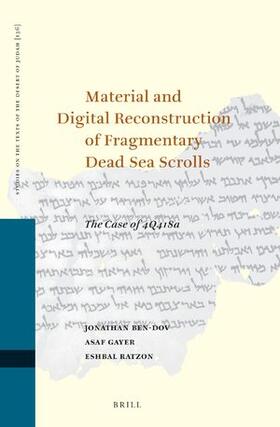 Ben-Dov / Gayer / Ratzon |  Material and Digital Reconstruction of Fragmentary Dead Sea Scrolls | Buch |  Sack Fachmedien