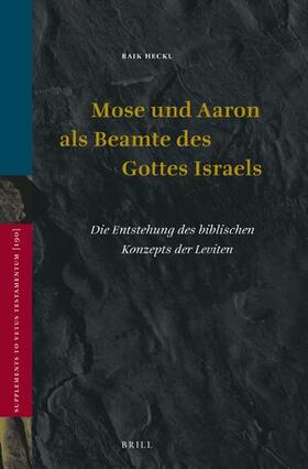 Heckl |  Mose und Aaron als Beamte des Gottes Israels | Buch |  Sack Fachmedien