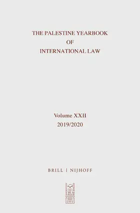 Sultany |  The Palestine Yearbook of International Law (2019-2020) | Buch |  Sack Fachmedien