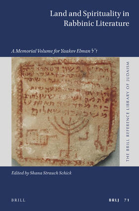 Strauch Schick |  Land and Spirituality in Rabbinic Literature | Buch |  Sack Fachmedien