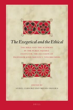  The Exegetical and the Ethical | Buch |  Sack Fachmedien