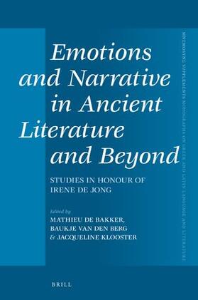  Emotions and Narrative in Ancient Literature and Beyond | Buch |  Sack Fachmedien