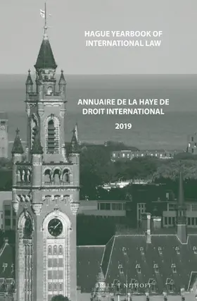 Vidmar / Bonnevalle-Kok |  Hague Yearbook of International Law / Annuaire de la Haye de Droit International, Vol. 32 (2019) | Buch |  Sack Fachmedien