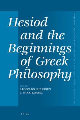  Hesiod and the Beginnings of Greek Philosophy | Buch |  Sack Fachmedien