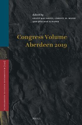  Congress Volume Aberdeen 2019 | Buch |  Sack Fachmedien