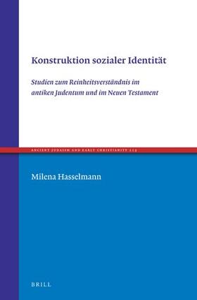 Hasselman |  Konstruktion Sozialer Identität: Studien Zum Reinheitsverständnis Im Antiken Judentum Und Im Neuen Testament | Buch |  Sack Fachmedien