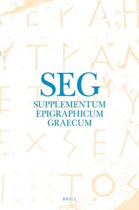 Chaniotis / Corsten / Papazarkadas |  Supplementum Epigraphicum Graecum, Volume LXVII (2017) | Buch |  Sack Fachmedien