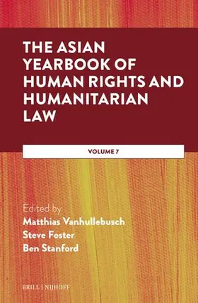 Vanhullebusch / Foster / Stanford |  The Asian Yearbook of Human Rights and Humanitarian Law | Buch |  Sack Fachmedien