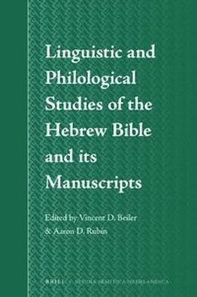  Linguistic and Philological Studies of the Hebrew Bible and Its Manuscripts | Buch |  Sack Fachmedien