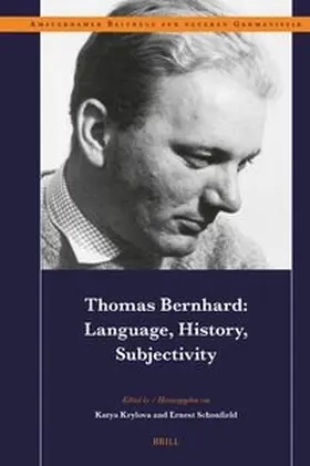  Thomas Bernhard: Language, History, Subjectivity | Buch |  Sack Fachmedien