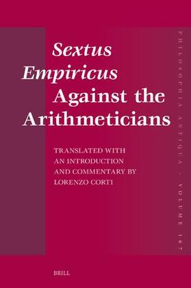 Corti |  Sextus Empiricus Against the Arithmeticians | Buch |  Sack Fachmedien