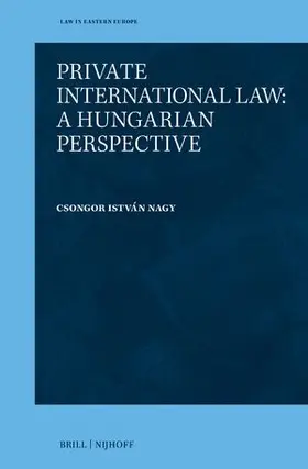 Nagy |  Private International Law: A Hungarian Perspective | Buch |  Sack Fachmedien