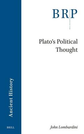 Lombardini |  Plato's Political Thought | Buch |  Sack Fachmedien