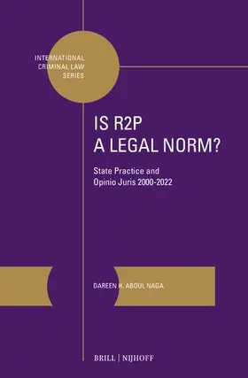 Aboul Naga |  Is R2p a Legal Norm? | Buch |  Sack Fachmedien