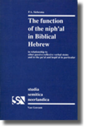 Siebesma |  The Function of the Niph'al in Biblical Hebrew | Buch |  Sack Fachmedien