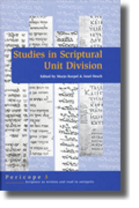 Korpel / Oesch |  Studies in Scriptural Unit Division | Buch |  Sack Fachmedien