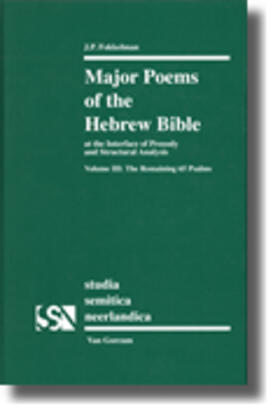 Fokkelman |  Major Poems of the Hebrew Bible | Buch |  Sack Fachmedien