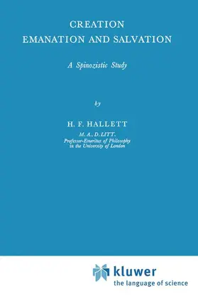 Hallet |  Creation Emanation and Salvation | Buch |  Sack Fachmedien