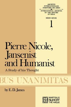 James |  Pierre Nicole, Jansenist and Humanist | Buch |  Sack Fachmedien