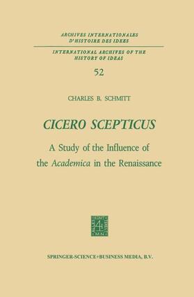 Schmitt |  Cicero Scepticus | Buch |  Sack Fachmedien