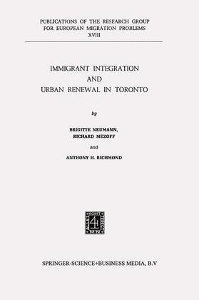 de Neumann / Richmond / Mezoff |  Immigrant Integration and Urban Renewal in Toronto | Buch |  Sack Fachmedien
