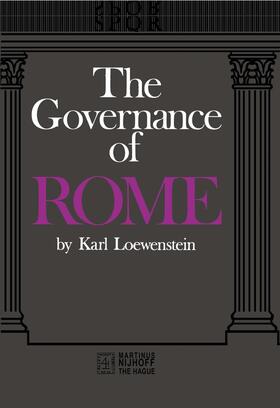 Loewenstein |  The Governance of ROME | Buch |  Sack Fachmedien