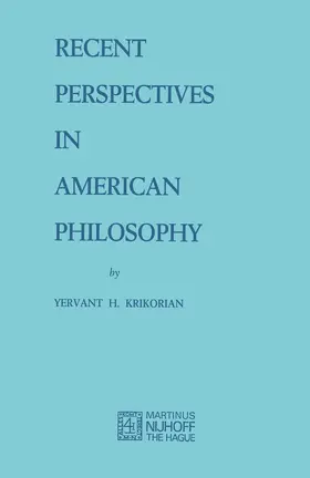 Krikorian |  Recent Perspectives in American Philosophy | Buch |  Sack Fachmedien