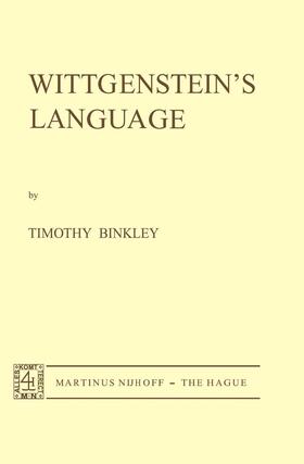 Binkley |  Wittgenstein¿s Language | Buch |  Sack Fachmedien