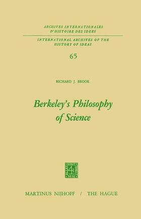 Brook |  Berkeley¿s Philosophy of Science | Buch |  Sack Fachmedien
