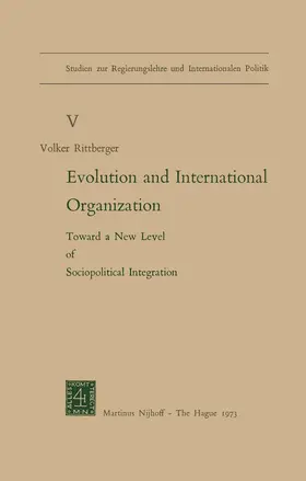 Rittberger |  Evolution and International Organization | Buch |  Sack Fachmedien