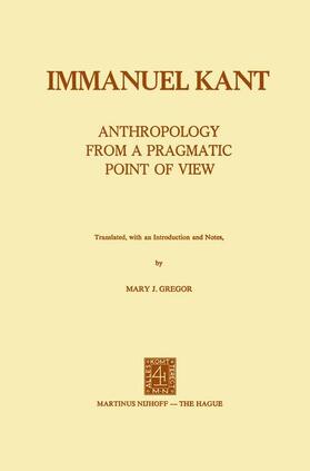 Kant |  Anthropology from a Pragmatic Point of View | Buch |  Sack Fachmedien